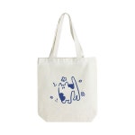 AWESOMEUS FLOWER AND CAT 에코백