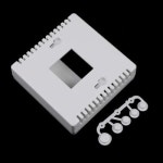 흰색 86 플라스틱 프로젝트 박스 인클로저 케이스 DIY 미터 테스터용 버튼 8 6x8 6x2 1 개 LCD1602