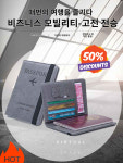 휴대용 도난 방지 카드 지갑 카드 지갑 방도 편휴 옥외 핑크색