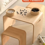 바둑 테이블 원목 다기능 오목 체스판 세트 바둑판 기원 장기판