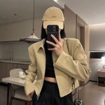 브룸 크롭 블루종 자켓 LK-J009