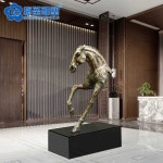 대형 말 동상 동물 정원 인테리어 장식품 조형물
