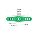 모델 25T 15T 합금 액세서리 항공기 자동차 로커 SERVO 금속 PTK