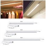 관통 IC 적외선 센서 LED 스트립 주방 옷장 아래 USB 바 램프 스마트 IR 핸드