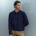 워모 단품 워모 24FW 소프트 카라니트 다크