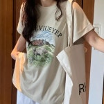 브론즈 몽떼 티셔츠 차콜 원사이즈