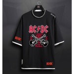 ACDC 록 밴드 티셔츠 반소매 반팔티 블랙2 M G0002