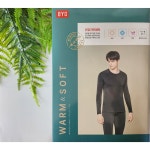 BYC BYC 마인드 건강 기모 남성 상하세트 2023신상 105 다크그레이 DAS0074