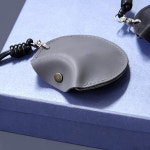 파우치 가방 목걸이 미니 포켓 차키 가죽