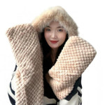 게더릭 일체형 후드 머플러