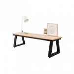 1200x400 참죽 원목 좌식 소파 긴 낮은 거실 테이블 레드파인화이트