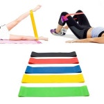 원형 스쿼트 런지 요가 밴드 스트레칭 로프 근력 탄력 필라테스 힙업 엉덩이 허벅지 저항 운동 고무밴드 힙밴드 0 1개