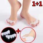 1 1 발가락 벌리기 발가락링 실리콘 밴드 A01 다섯발가락타입 2세트