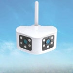 외부 cctv 주택 현관문앞 농작물 방범용 감시카메라 WIFI 무선메모리 없음5MP 1개
