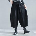 여자 가을 밴딩 통바지 와이드팬츠 코듀로이 배기바지