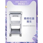 치과 진료소 트롤리 미용 기구 카트 4 륜 보관 랙 모바일 트롤리