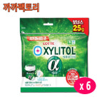 롯데웰푸드 롯데웰푸드 자일리톨 알파 트윈백 98g x 6봉 102g변경 까까팩토리