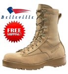 베르빌 Belleville 790G 남성용 방수 플라이트 군용 전투화 TAN- 8R 13R 13 레귤러