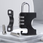 GDM 자전거 오토방이 헬멧 잠금장치 자물쇠 헬멧잠금장치 킥보드 오토바이 걸이