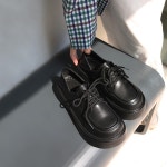 여성 통굽 캐주얼 로퍼 키높이 슈즈 23f039 235