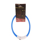 목줄 LED 반려동물 발광 USB 충전 테디 분실 방지 개 고양이 액세서리 19 하늘색 -