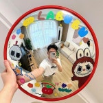 실내 포토존 볼록 거울 거실 벽 장식 룸 장식품 diy 광각 인테리어 벽거울