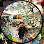 실내 포토존 볼록 거울 거실 벽 장식 룸 장식품 diy 광각 인테리어 벽거울