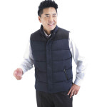SRC SRC 겨울작업조끼 패딩안감 M 90 네이비투톤 RC-607