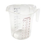 윈코 윈코 Winco 계량컵 폴리카보네이트 1 9L 2쿼트 투명 PMCP-200