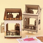 우드 미니어처 토끼 하우스 만들기 패키지
