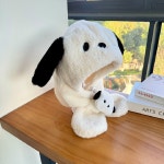 이거찜 겨울방한모자 멍멍이모자목도리소형 바라클라바 털모자