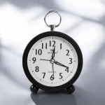 게더릭 원형 알람 탁상시계