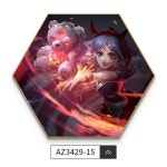 롤 액자 리그오브레전드 PC방 인테리어 포스터 장식 폭 70 높이 60 7 AZ3429-15