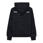 우영미 WOOYOUNGMI FW24 여성 백로고 후드 티셔츠 723B M243TS37