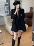 여성 데일리 오피스 룩 마이 을위한 가을 파워 스타일 하이 재킷 캐주얼 정장 자켓 코트