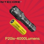 Nitecore P20ix 손전등 i 4000 mAh 건전지 Troch 빛 가진 재충전 용 밝은 루멘 NL2150HP