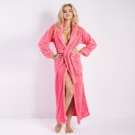 디카렌 엘리자 코랄 고급 여성 롱 목욕가운 샤워가운 골프가운 호텔가운 배스바스가운