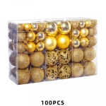 싸더라 크리스마스 트리 장식 볼 오너먼트 SET 100PCS