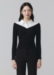 잇미샤 잇미샤 셔츠 카라 니트 풀오버 ITOAKPO940 LE1217975371