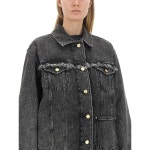 GANNI 가니 버튼 데님 재킷 J13126700055 J1312 670
