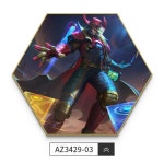 롤 액자 리그오브레전드 PC방 인테리어 포스터 장식 폭 70 높이 60 7 AZ3429-03