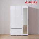 라자가구 위드 키큰 모노 1200 옷장세트 서랍옷장형