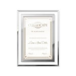 A4 사이즈 고급형 상장 액자 유리 프레임 인테리어 사진 투명 그림