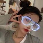 남녀공용 LED 패션안경 클럽 파티 선글라스 악세사리 인싸템 859