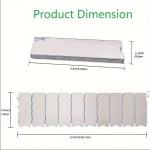 8 플레이트 10 플레이트 알루미늄 합금 스토브 윈드 스크린 초경량 접이식 스토브 윈드 스크린 야외 캠핑 피크닉에 8 Plates