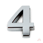 번호판 숫자 4 호수판 입체글씨