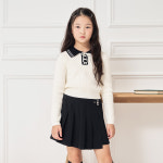 일로딜로 30 추가8 말랑 레이스업 카라 풀오버 IDKA24850