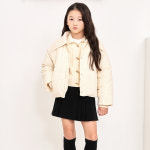 일로딜로 일로딜로 모던 니트카라 패딩점퍼 IDJK24W0Z