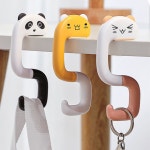 귀여운 무타공 휴대용 캐릭터 가방걸이 가방거치대 책상가방걸이 핸드백걸이 가방고리 모자걸이 소품걸이