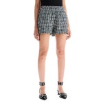 GANNI GANNI 135E seersucker checkered pattern
